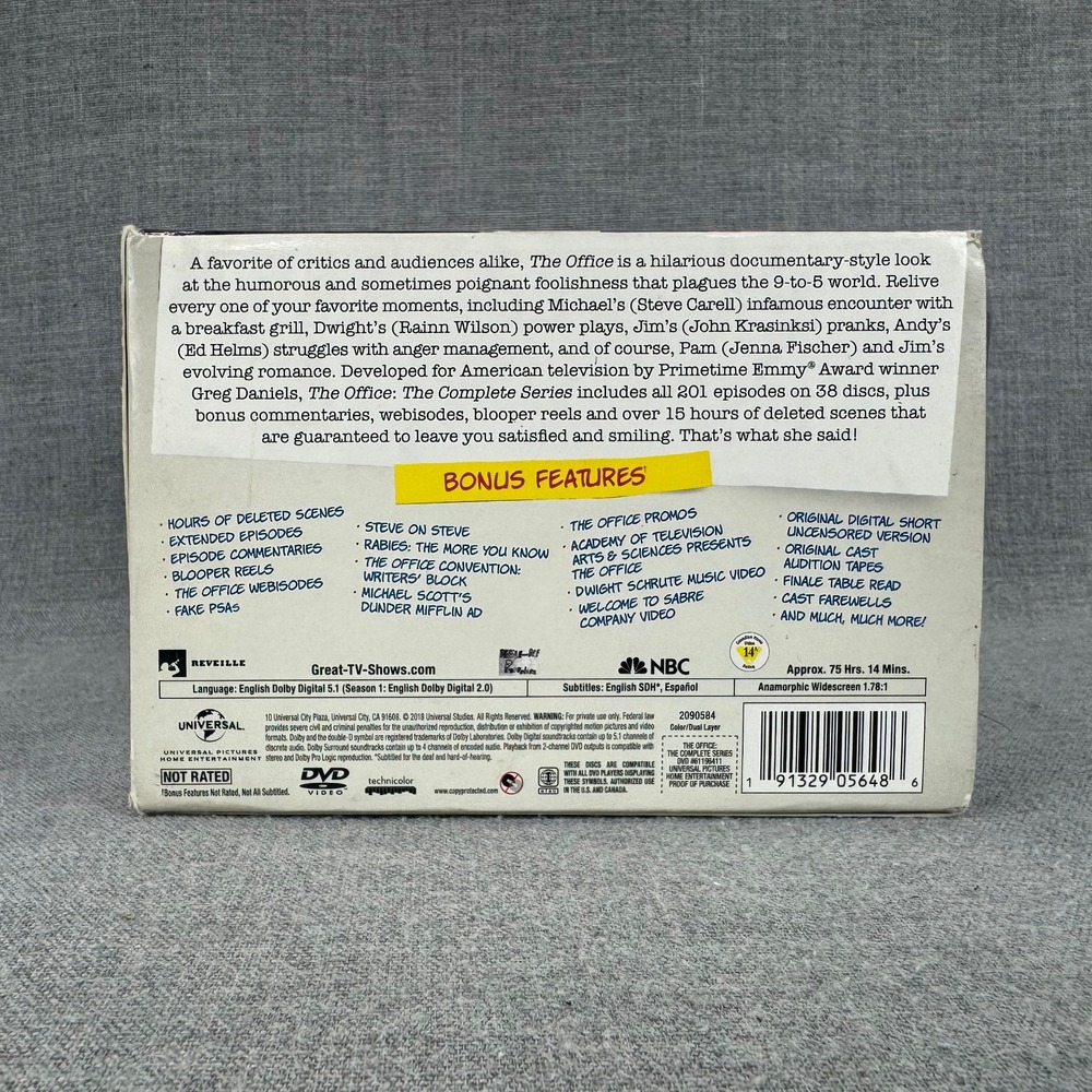 The Office Complete Series Seasons 1-9 DVD 38 Disc Box Set Tested Working - Picture 10 of 10